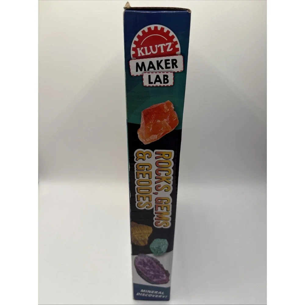 Rocks, Gems &‎ Geodes/ Make Lab .STEM Kit . Open Box/ Book Missing.